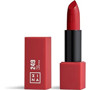 3INA MAKEUP - The Lipstick 249 - Rosso Freddo - Rossetto Matte - Alta Pigmentazione - Rossetti Cremosi - Profumo di vaniglia e custodia magnetica - Lucido e Mat - Vegan - Cruelty Free