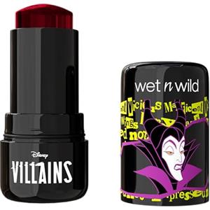 Wet n Wild x Disney Villains Extreme Evil Jelly Blush, Blush in Gel Modulabile e Illuminante, Finish Dewy Glow - Ispirato a Malefica, Fiery