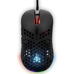 The G-Lab - Kult Oxygen - Mouse Gaming con Filo ad Alte Prestazioni 12.800 DPI - Massima Reattività, RGB 100% Personalizzabile, 6 Pulsanti Programmabili, Ambidestro, Silenzioso - Nero - Novità