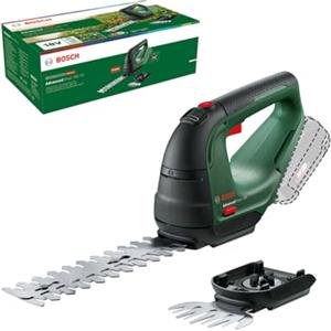 Bosch Home and Garden Cesoia per erba a batteria AdvancedShear 18V-10 (senza batteria, sistema 18 Volt, fino 85 m² di taglio, con lame rifilasiepi e erba, in confezione cartone)