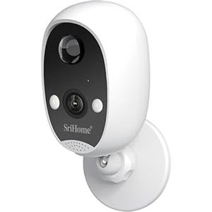 OBA Telecamera di Sicurezza Wi-Fi DH008-4MP, Wireless Esterno/Interno, Batteria 6 Mesi, Visione Notturna, Sensore Movimento PIR, Audio Bidirezionale, App, supporta scheda MicroSD fino a 128gb