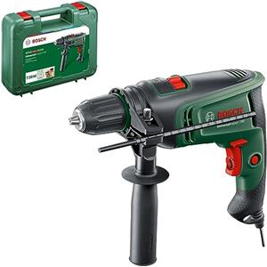 Bosch Home and Garden Trapano battente elettrico UniversalImpact 730 (foratura di precisione in muratura, legno e acciaio; motore da Watt; custodia per il trasporto)