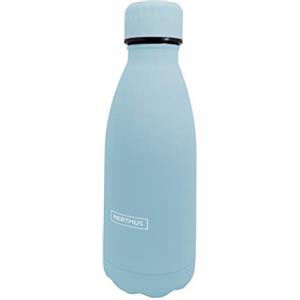 Nerthus FIH 712 bottiglia termica acciaio inox 350 ml doppia parete blu pastello