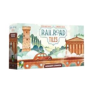 Cranio Creations - Railroad Tiles, Monuments Expansion - Espandi il tuo Viaggio Ferroviario tra Antiche Rovine e Monumenti! - 1-4 Giocatori, 45 Min - Età 8+ - Espansione - Edizione in Lingua Italiana