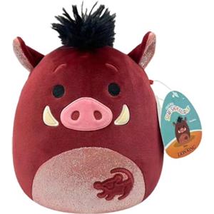Jazwares Squishmallows Pumbaa - Peluche Disney Re Leone, Morbido e Coccoloso, 20-25 cm