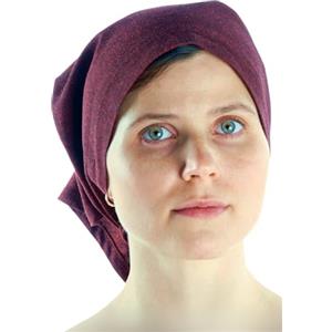 HEMAD Bandana medievale cotone modello: Laudamie, Colore: rosso, Taglia unica