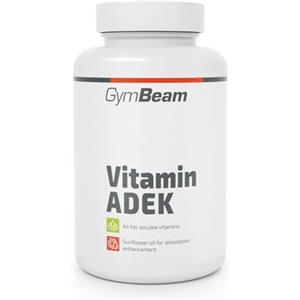 GymBeam Vitamina ADEK, 90 Capsule con Vitamine Liposolubili (A, D, E, K), Metabolismo del Ferro, Mantenimento di Pelle e Ossa Sane, Supporto al Sistema Immunitario e alla Funzione Muscolare