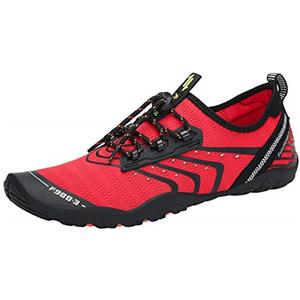 SAGUARO Scarpe da Sport Acquatici Uomo Donna Scarpette Scoglio Traspiranti Leggere Scarpe da Immersione per Piscina Spiaggia Canottaggio Mare Fiume Surf Vela Acqua Cycling, Grigio, 42 EU