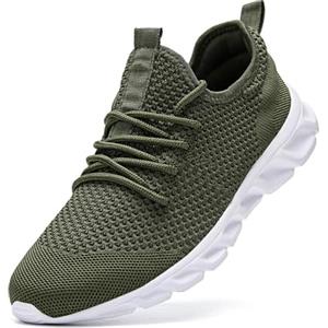 Damyuan Scarpe da Running Corsa Uomo Ginnastica Camminata Tennis Basket Sport Outdoor Fitness Sportive Palestra Sneakers Grigio Scuro 48 EU