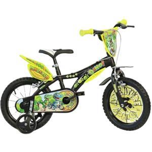 Tecnobike Shop Bici per Bambino Bicicletta Dino Bikes Dinosaur Dino T Rex - Taglia 14"