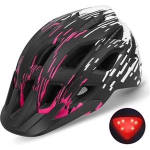 tadpole Casco da bicicletta, 21 prese d'aria, casco da ciclismo per adulti, casco da mountain bike e da strada, per uomo e donna, misura regolabile 57-61 cm