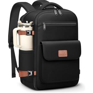 MATEIN Zaino Ryanair 40x30x20 Bagaglio a Mano, 24L Zaino da Viaggio Aereo Cabina per Wizz Air e Easyjet, Zaini Porta PC 15.6 Pollici, Casual Daypack Uomo Donna per Viaggio, Scuola e Lavoro, Nero