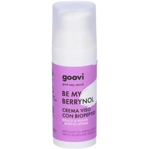 Goovi, Be My Berrynol, Crema Viso con Biopeptidi e Acido Ialuronico, Formula Retinol-Like con Effetto Lifting, Migliora la Compattezza e l'Elasticità della Pelle, Texture Morbida, 30 ml