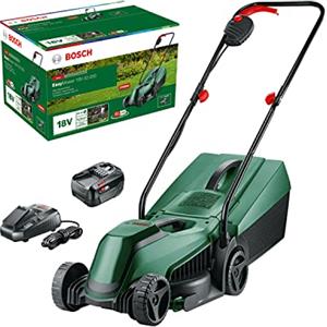 Bosch Tagliaerba/Tosaerba a batteria EasyMower 18V-32-200 (1 batteria da 4,0 Ah, 18 Volt System, Larghezza di taglio: 32 cm, in confezione di cartone)