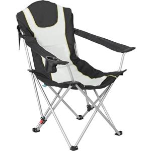 HOMECALL Sedia da Campeggio, Nero Argento