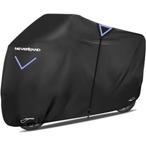 NEVERLAND Telo Coprimoto, Telo Moto per Esterno Interno impermeabile 295x110x140cm Tessuto Oxford 300D Copertura Moto Universale per Scooter Motorino Motocicletta XXXL
