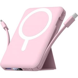 Azmuth Power Bank, per Magsafe Powerbank iPhone 10000mAh, Caricatore Portatile Magnetico Wireless Ricarica Rapida con Display LED Batteria Esterna per iPhone 17/16/15/14/13/12/Pro/Pro Max