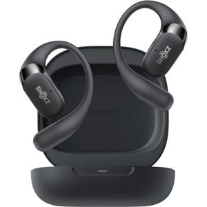 SHOKZ OpenFit 2 Open-Ear [Novità 2025], auric. Bluetooth True Wireless con micr., auric. con gancio con 48 ore di riproduzione, ricarica rapida, IP55, con borsa per il trasporto, beige