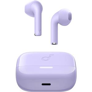Soundcore K20i di Anker, auricolari wireless semi-in-ear, Bluetooth 5.3, 36 ore di riproduzione, ricarica rapida, suono nitido e chiamate con 2 microfoni ENC, EQ personalizzata, IPX5, controllo app