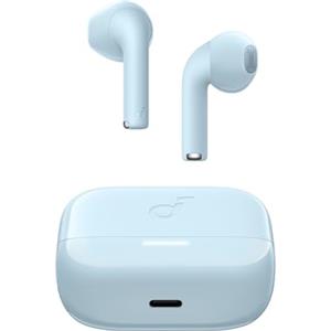 Soundcore K20i di Anker, auricolari wireless semi-in-ear, Bluetooth 5.3, 36 ore di riproduzione, ricarica rapida, suono nitido e chiamate con 2 microfoni ENC, EQ personalizzata, IPX5, controllo app