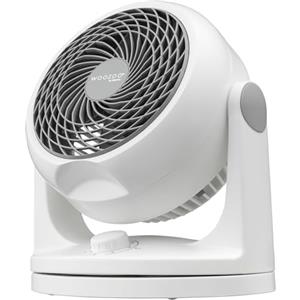Iris Ohyama Woozoo, Ventilatore da Tavolo, Ventilatore da Scrivania, Silenzioso, Portatile, Per Camera Da Letto, Soggiorno, Raffreddamento, Potente, Oscillante, Bianco