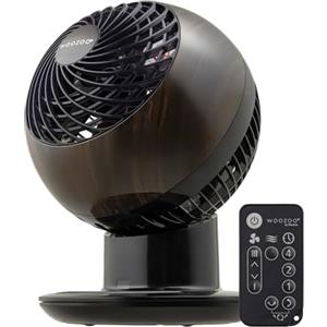 Iris Ohyama Woozoo, 30m², Ventilatore da Tavolo, Ufficio Fan, Nero Cenere, Telecomando, Silenzioso, Oscillazione, Per Camera, Soggiorno, Cucina, Circolatore d'Aria, Raffreddamento, Potente, PCF-SC15T