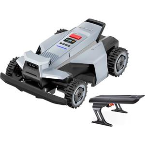 NAVIMOW Segway Navimow X420 robot tagliaerba con Garage X, AWD per pendenze fino all'84%, Zero-Turn, tagliaerba per tutti i terreni, MowMentum 2×180 W, fino a 2000 m² (Spedito separatamente)