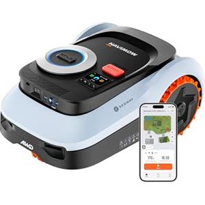 NAVIMOW Segway Navimow i210 LiDAR Pro Robot Tagliaerba Senza Filo Perimetrale, LiDAR + Visione + Navigazione rete RTK, Xero-Turn AWD, Mappatura automatica, Trazione Integrale per Pendii del 55%, Rec. 1000 m²