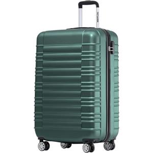 TRVLMORE Trolley Bagaglio a Mano 55x40x20 - Valigia Bagaglio a Mano 55x40x20 - Valigia 10 kg - Valigie Trolley - Valigia Piccola - Trolley da Cabina - Trolley da Viaggio - Verde