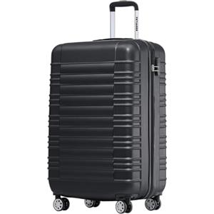 TRVLMORE Trolley Bagaglio a Mano 55x40x20 - Valigia Bagaglio a Mano 55x40x20 - Valigia 10 kg - Valigie Trolley - Valigia Piccola - Trolley da Cabina - Trolley da Viaggio - Nero