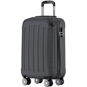 TRVLMORE Trolley Bagaglio a Mano 55x40x20 - Valigia Bagaglio a Mano 55x40x20 - Valigia 10 kg - Valigie Trolley - Valigia Piccola - Trolley da Cabina - Trolley da Viaggio - Nero