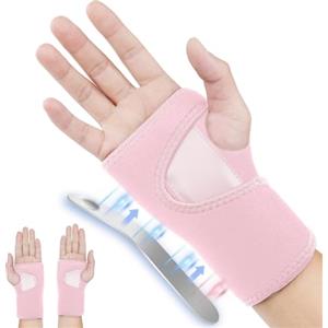 ACWOO Fascia da Polso, Supporto Polso, Tutore Polso per Sollievo dal Dolore Traspirante e Regolabile per Tunnel Carpale, Slogature, Tendinite e Artrite Unisex
