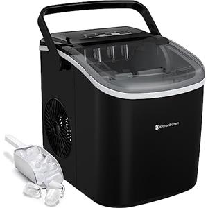 KitchenBrothers Macchina per il ghiaccio professionale - Macchina per il ghiaccio tritata - Macchine per il ghiaccio - Macchina per il ghiaccio - Portatile con manico - con paletta per ghiaccio - 1,2