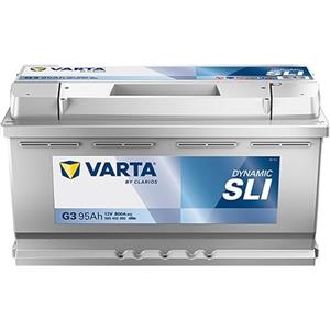 VARTA G3 Blue Dynamic 12V 95Ah 800A - Batteria auto al piombo-acido senza manutenzione per veicoli standard