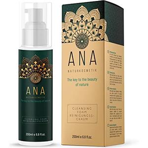 ANA Naturkosmetik Prezzo di introduzione - Cleansing Foam - Schiuma detergente delicata e idratante per la pulizia quotidiana del viso - a base di aloe vera - ANA cosmetici naturali Made in Germany