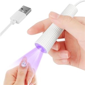Alaoo Mini Lampada UV LED Unghie, Lampada per Unghie Gel Asciugatura Rapida, Lampada UV Portatile, Fornetto Unghie Semipermanente, Asciugatura Rapida