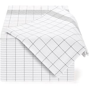 Blumtal Set Strofinacci Cucina Cotone - Canovacci Cucina Cotone 100% - Stracci Cucina Elevata Assorbenza - Certificati Oeko-Tex - Asciugamani Cucina - 50x70cm (Grigio, 10 Pezzi)