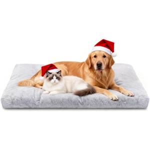 Nobleza Letto per Cani Medio Ansiolitico, Super Morbido Lavabile con Fondo Antiscivolo, Peluche Alta qualità, 122x74x10 cm