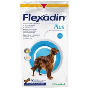 Vetoquinol Flexadin Plus - Integratore per Cani di Media e Grande Taglia - 90 Compresse Masticabili per Articolazioni
