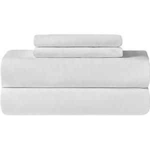 Sonive Set Copripiumino in Microfibra con Federa(e) - 240 x 220 cm / 65 x 65 x 2, Bianco Luminoso