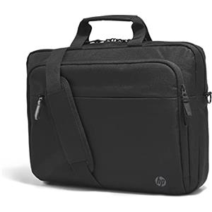 HP Professional, Borsa per Notebook fino a 15.6", Creata con Materiale Riciclato, Tasche Interne e Esterne, Vani Imbottiti, Resistente all'Acqua, Tracolla Removibile, Nera
