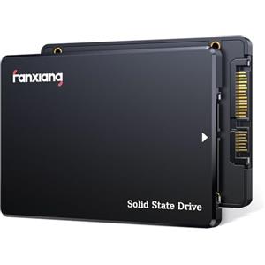 fanxiang 256GB SSD SATA III 6Gb/s, SSD 2,5" 530MB/s di Lettura, Hard Disk SSD Interno, 3D NAND SLC Cache Unità a Stato Solido Interne per Laptop,Desktop,PC(S101Q)