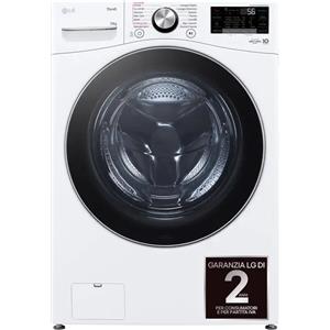LG F0P3020TSWC Serie P3 Lavatrice XL A Libera Installazione 20 Kg, 1000 Giri, AI DD™, TurboWash 360, Lavaggio A Vapore, Wi-Fi, Classe B, Bianco