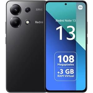 Xiaomi Redmi Note 13 4G Smartohone sbloccato,8GB + 256GB, Octa-core, display AMOLED da 120 Hz, tripla fotocamera da 108 MP, processore Snapdragon 685, batteria da 5000 mAh, 33 W, ricarica rapida(nero)