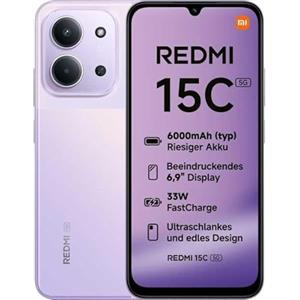 Xiaomi Redmi 15C 5G, Dual, 256GB 4GB RAM, Viola crepuscolare