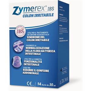 Zymerex IBS Colon Irritabile - Integratore per il Sollievo dei Sintomi Intestinali, 14 Bustine da 30 ml