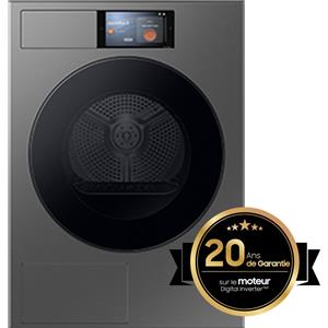 Samsung Series 9 DV90F09F4S asciugatrice Libera installazione Caricamento frontale 9 kg Grigio scuro