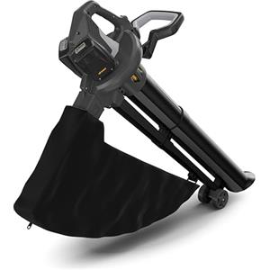 Alpina AV 20 Li Kit Aspiratore-Trituratore A Batteria, 600 W, Sacco 45 l - 2 Batt. 20V 4Ah + Caric., Compatto E Leggero - Ideale Per Giardinaggio
