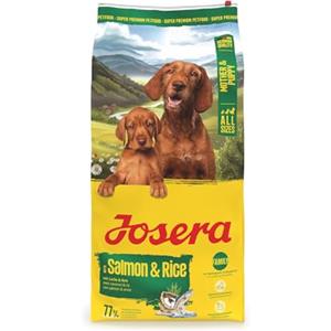 Josera Mother & Puppy - Alimento Secco per Cani con Salmone e Riso, 12,5 kg, Senza Glutine