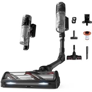 Rowenta X-Force Flex 12.60 Neo Complete, Aspirapolvere Senza Fili Potente con Due Spazzole per Pavimenti e Tappeti, Display, Autonomia Fino a 60 Minuti, 150 AirWatt, RH9L55